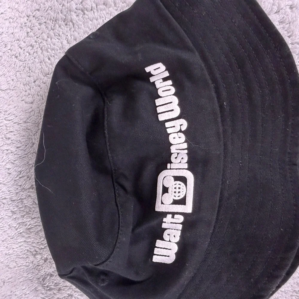 Disney Parks WDW Spirit Jersey Walt Disney‎ World Retro Bucket Hat Black OSFM